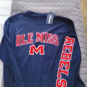 Nwt Fanatics Ole Miss men's xl long sleeve tshirt
